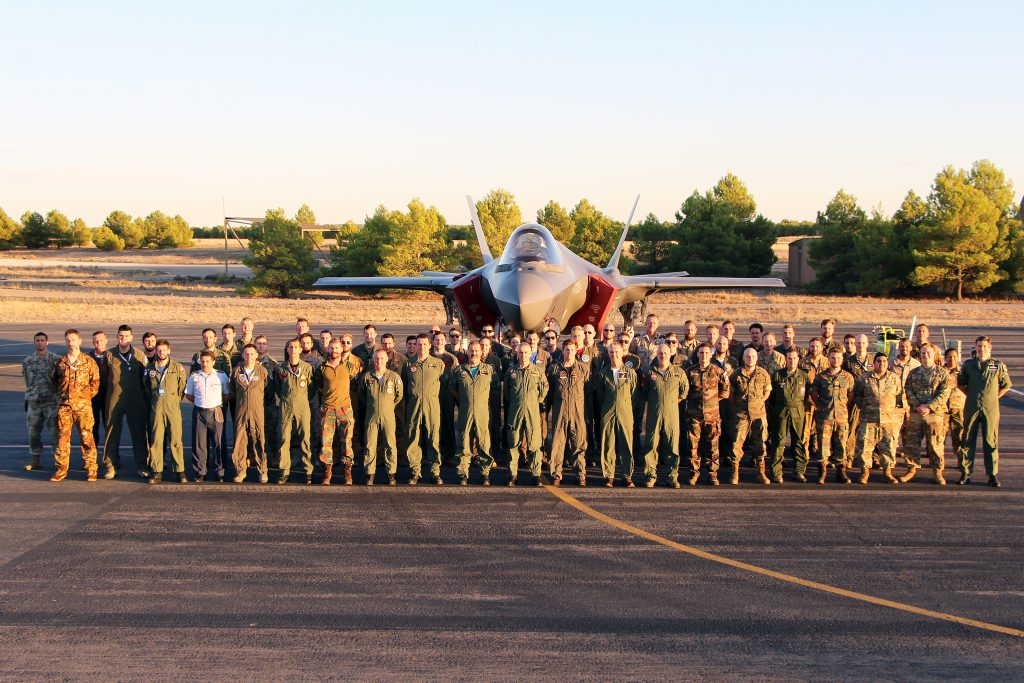 NATO pilot school continues 5th generation fighter integration training