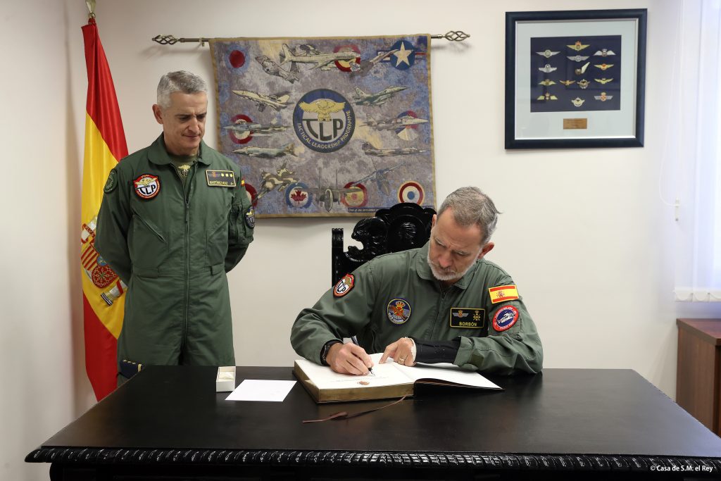 HIS MAJESTY KING FELIPE VI VISITS THE TACTICAL LEADERSHIP PROGRAMME (TLP) FACILITIES IN ALBACETE