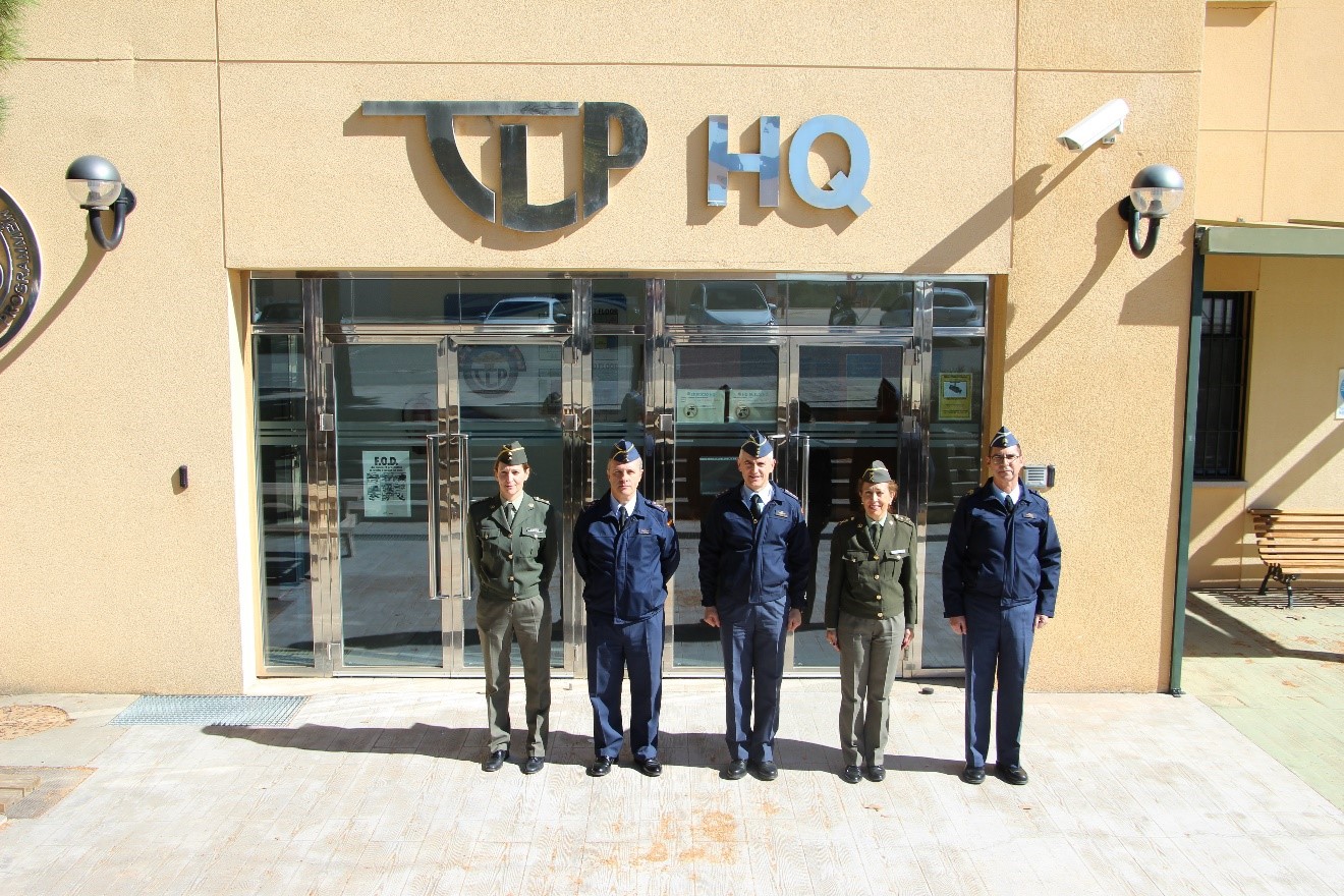 BRIGADIER GENERALS MARIA LUISA MANZANERA CANTÓN AND JAVIER ELVIRA SERRANO VISIT TLP